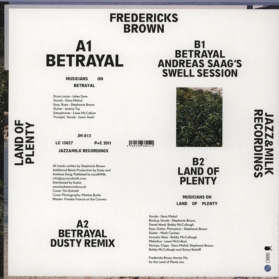 Fredericks Brown - Land Of Plenty EP
