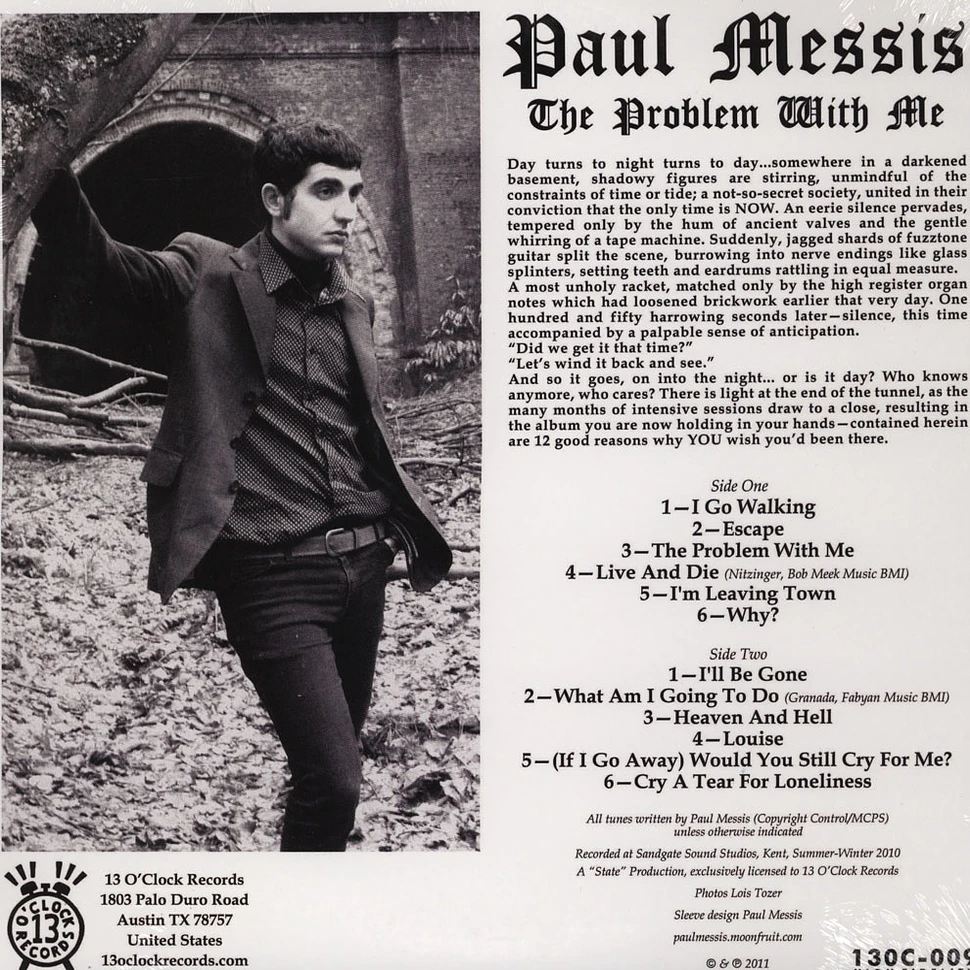Paul Messis - The Problem With Me