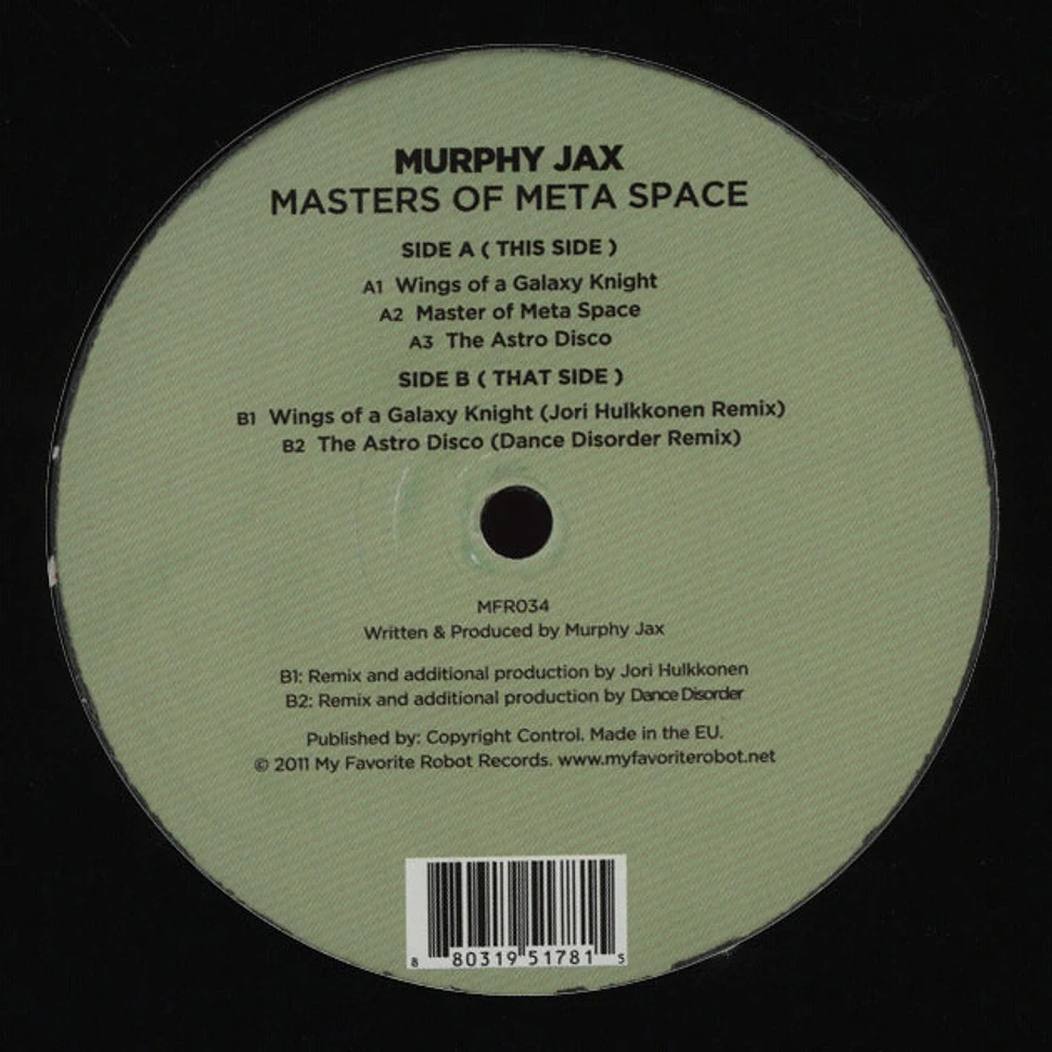 Murphy Jax - Masters Of Meta Space EP