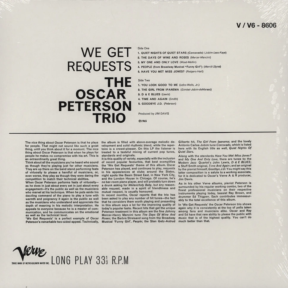 Oscar Peterson - We Get Requests