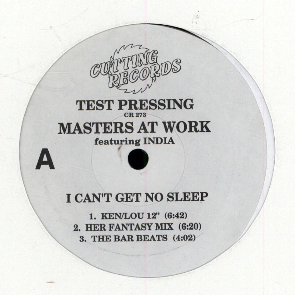 Masters At Work Featuring India - I Can't Get No Sleep