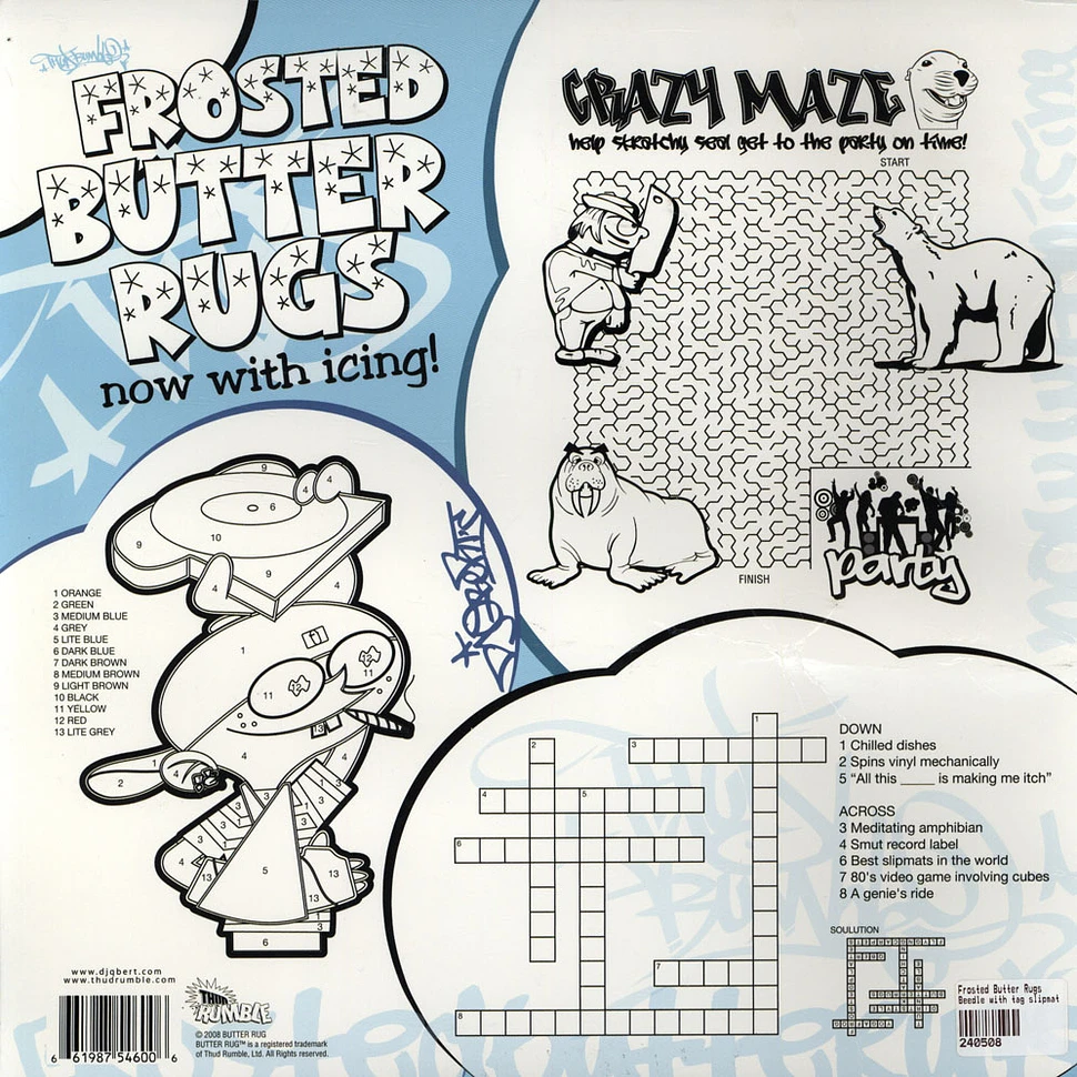 Frosted Butter Rugs - Beedle with tag slipmat