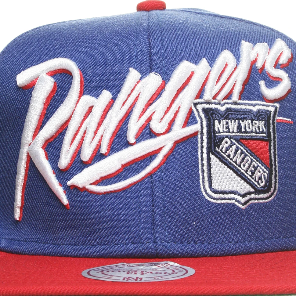 Mitchell & Ness - New York Rangers NHL Vice Script Snapback Cap