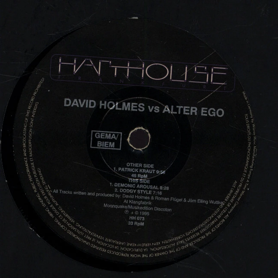 David Homes vs Alter Ego - Patrick Kraut