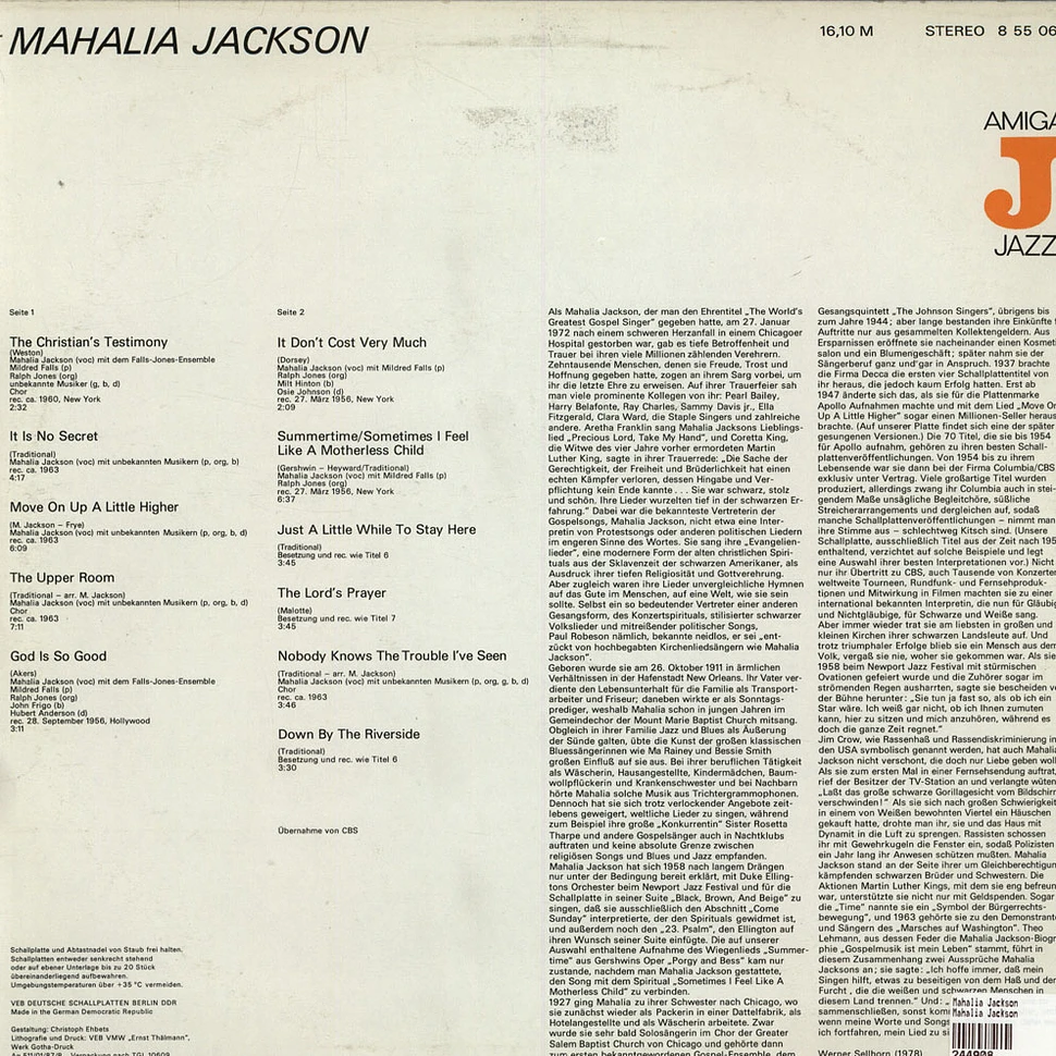 Mahalia Jackson - Mahalia Jackson