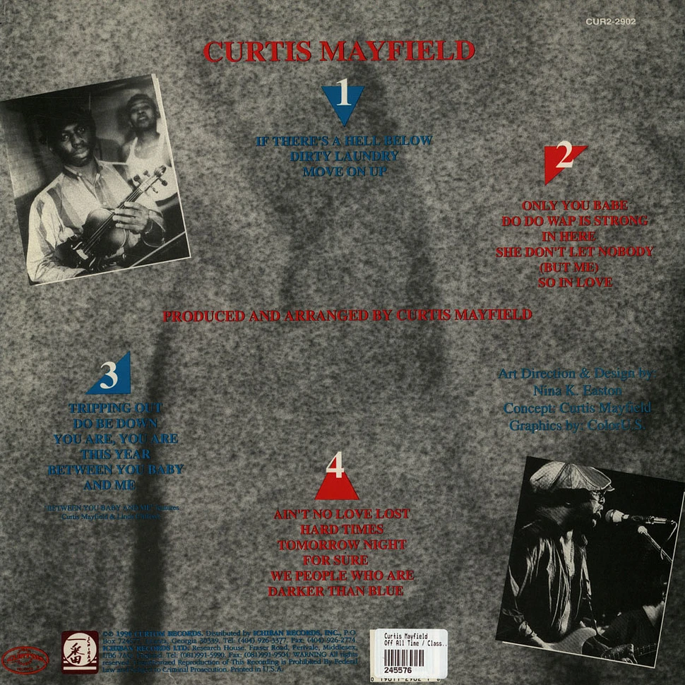 Curtis Mayfield - Off All Time / Classic Collection