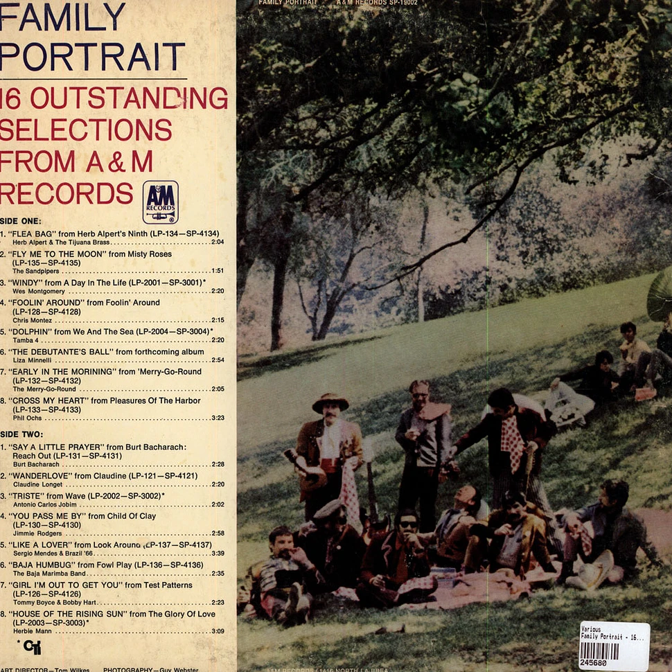 Various - Family Portrait - 16 Outstanding Selections From A&M Records