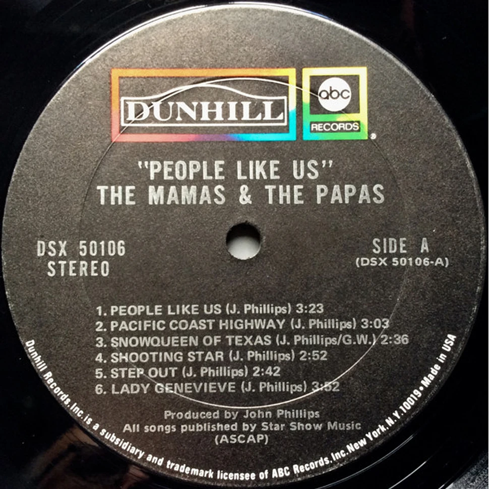 The Mamas & The Papas - People Like Us