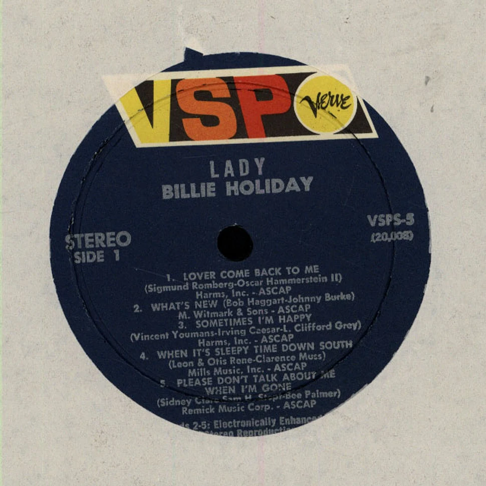Billie Holiday - Lady