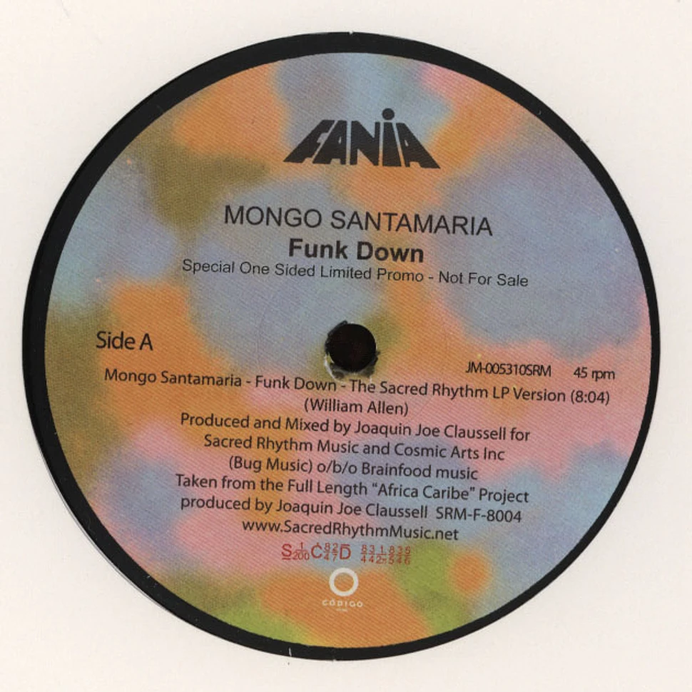 Mongo Santamaria - Funk Down Mix Sacred Rhythm Mix
