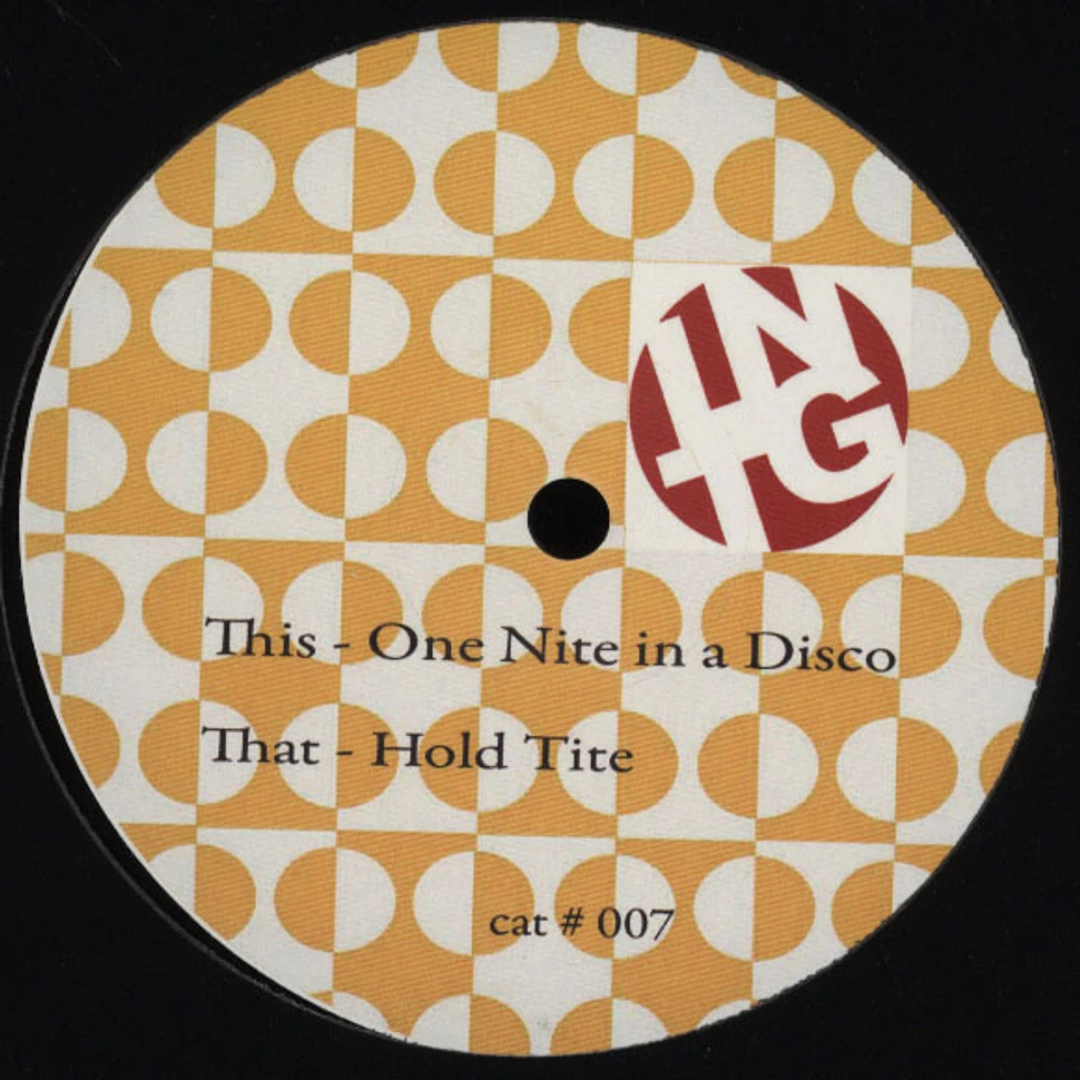 Late Nite Tuff Guy - One Nite In A Disco