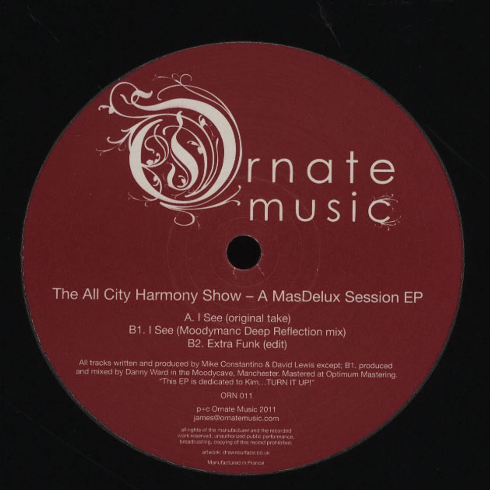 The All City Harmony Show - A MasDelux Session EP
