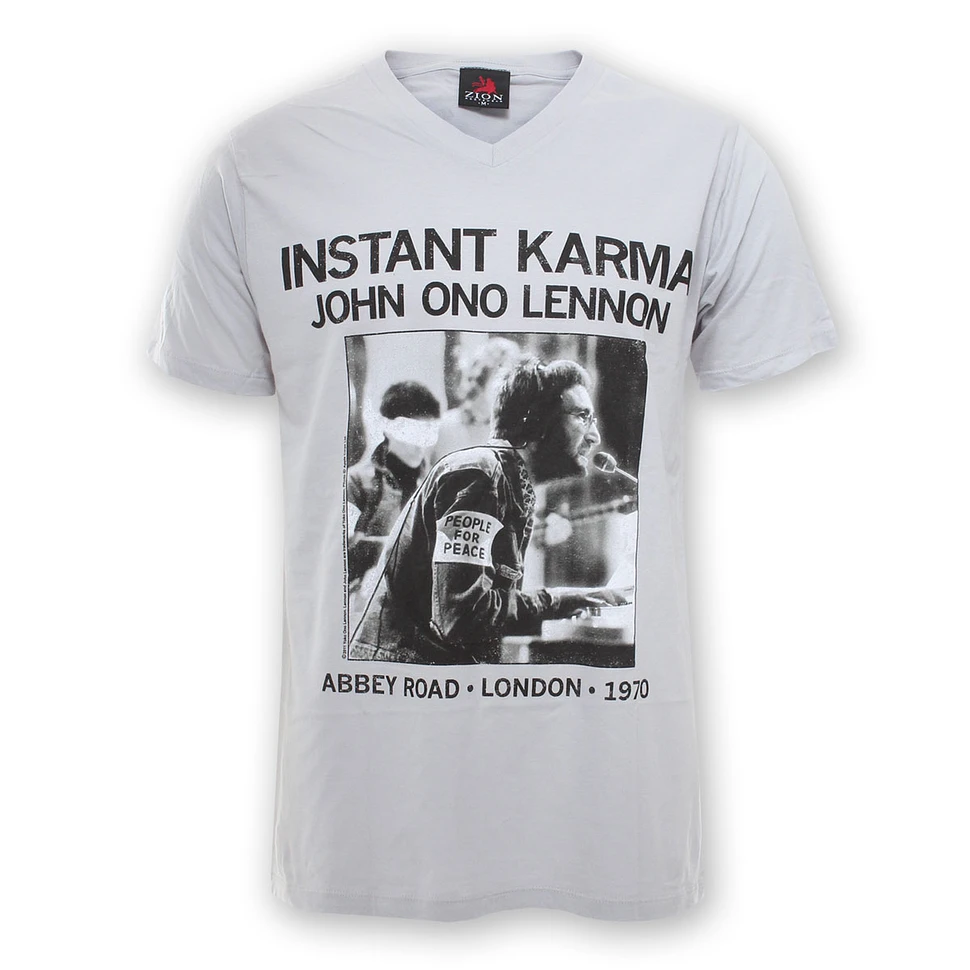 John Lennon - Instant Karma V-Neck T-Shirt