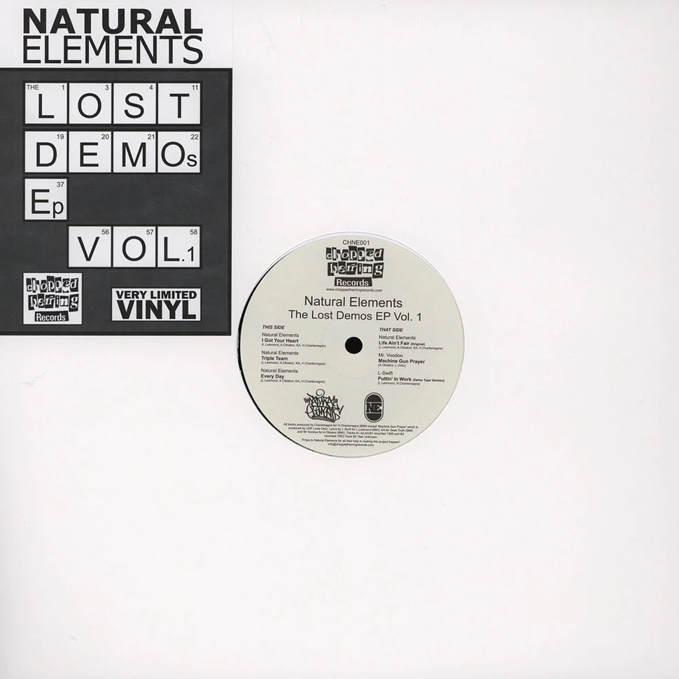 Natural Elements - The Lost Demos EP Volume 1