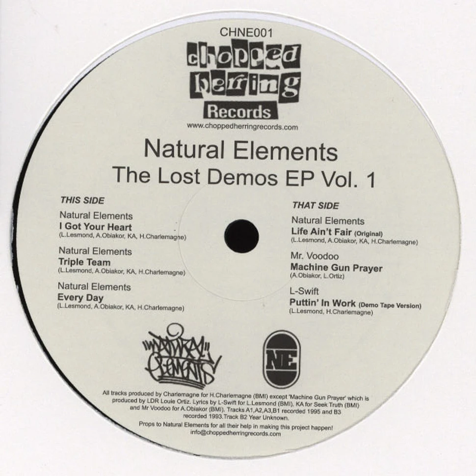 Natural Elements - The Lost Demos EP Volume 1