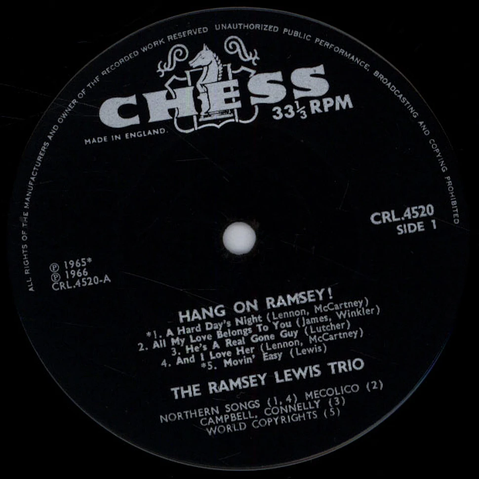 The Ramsey Lewis Trio - Hang On Ramsey!