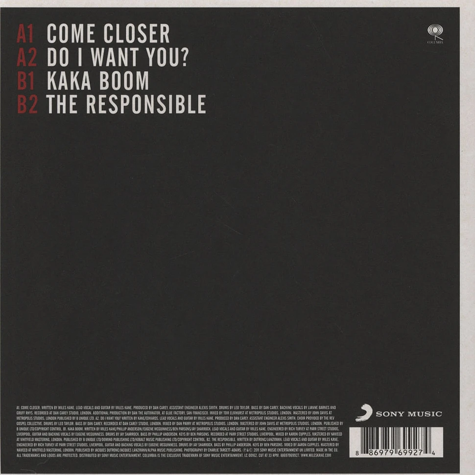 Miles Kane - Come Closer EP