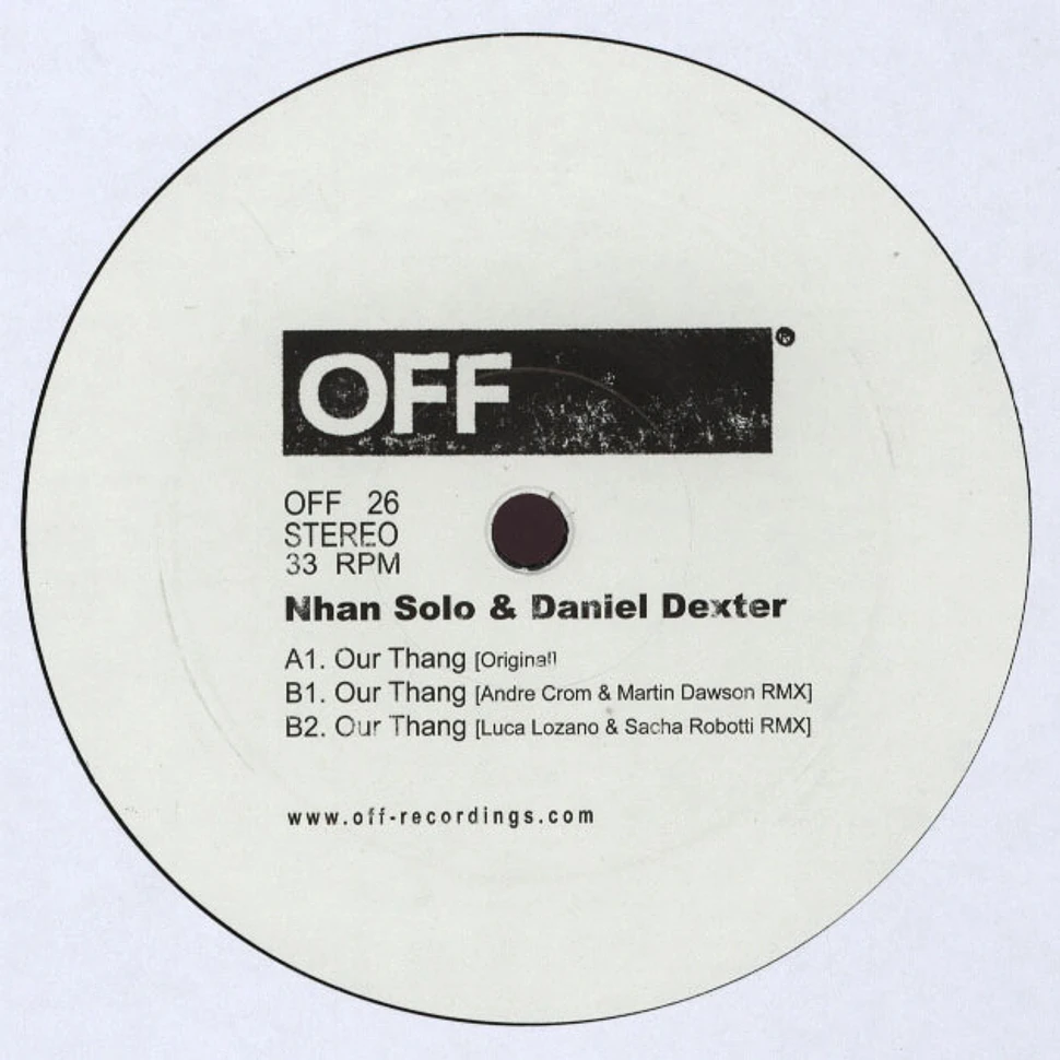 Daniel Dexter & Nhan Solo - Our Thang EP
