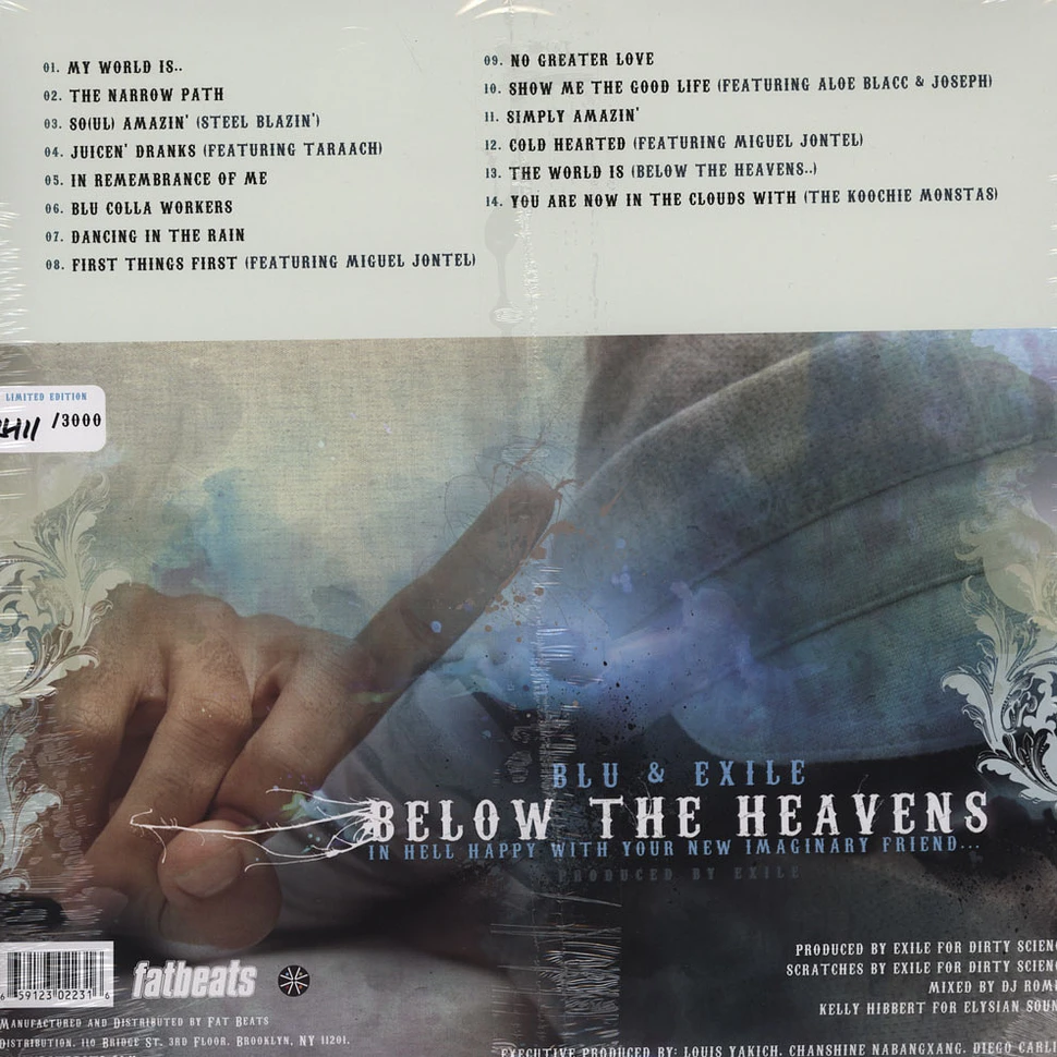 Blu & Exile - Below The Heavens Black Edition - Vinyl 2LP - 2011 