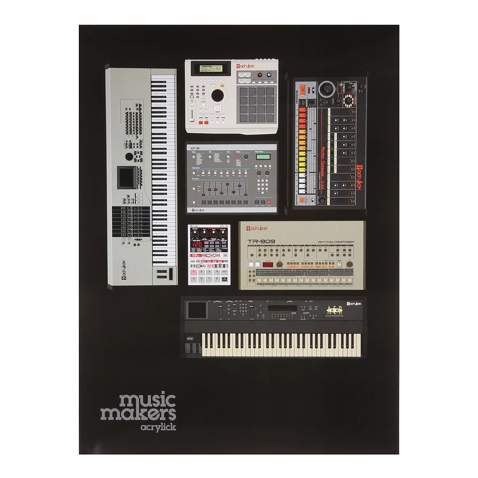 Acrylick - Music Makers Digital Prints Poster