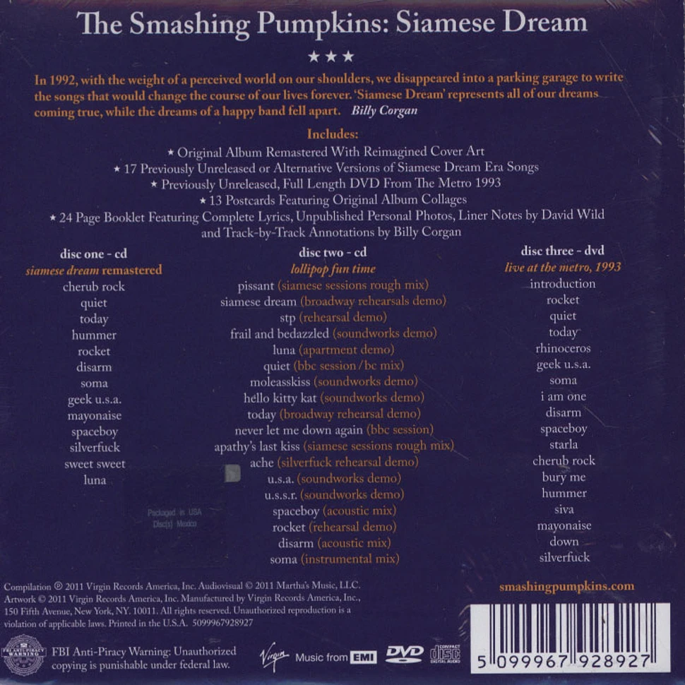 The Smashing Pumpkins - Siamese Dream Deluxe Reissue