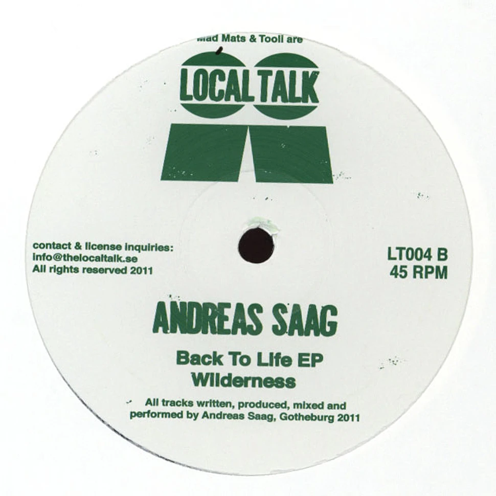 Andreas Saag - Back To Life EP