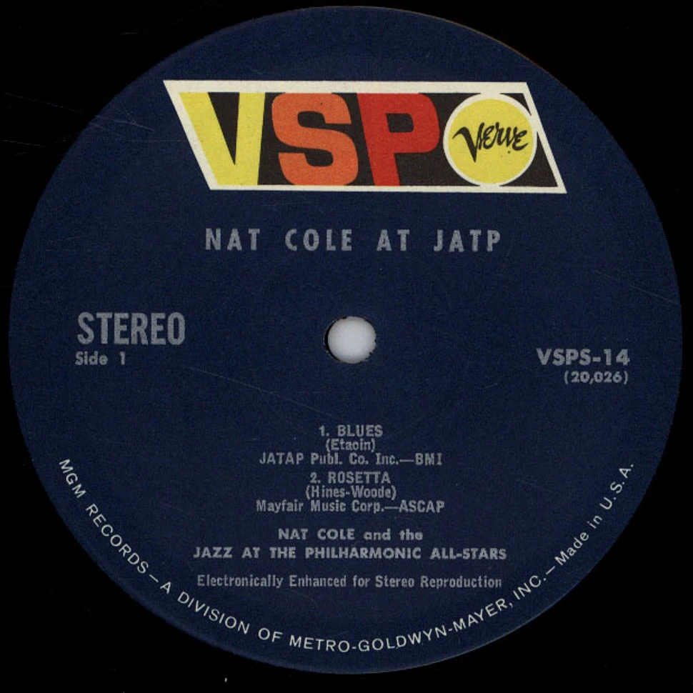 Nat King Cole And Jazz At The Philharmonic - Nat Cole At JATP