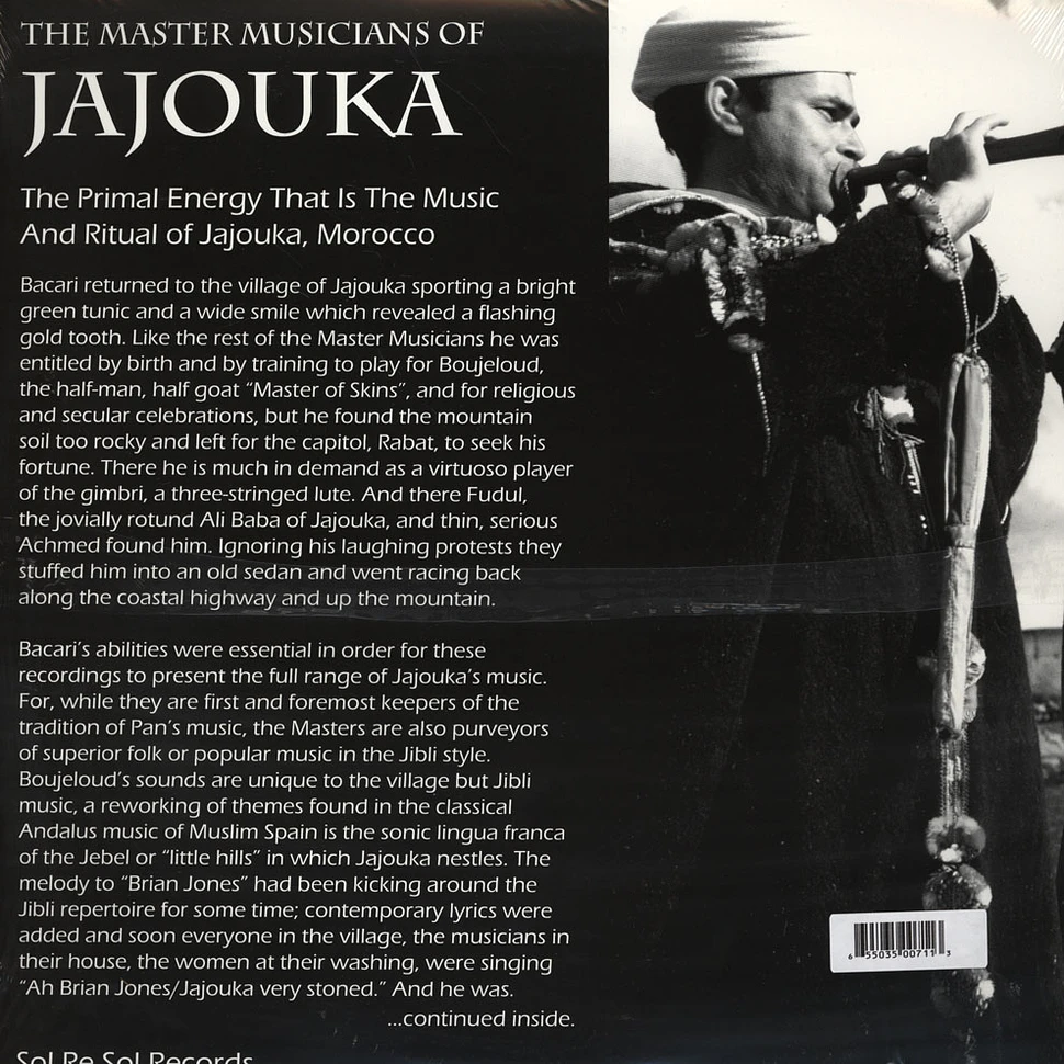 Master Musicians Of Jajouka - The Primal Energy That Is The Music And Ritual of Jajouka, Morocco