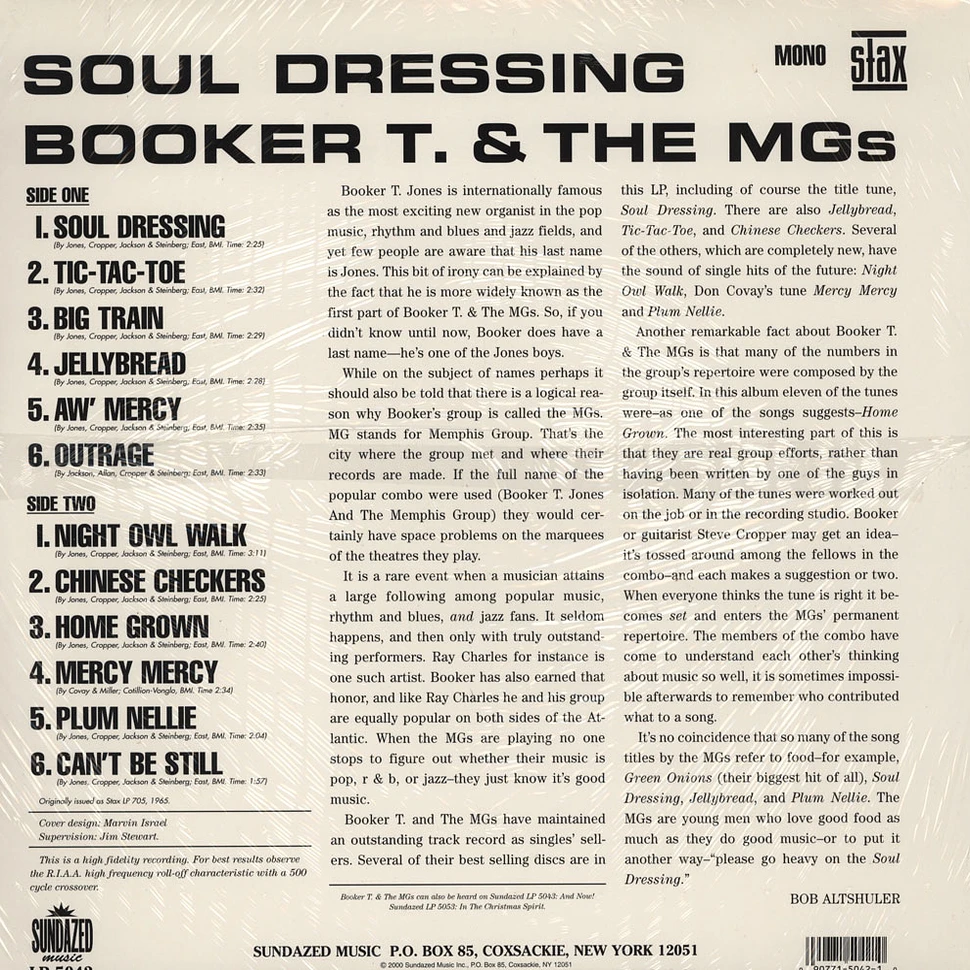Booker T & The MG's - Soul Dressing