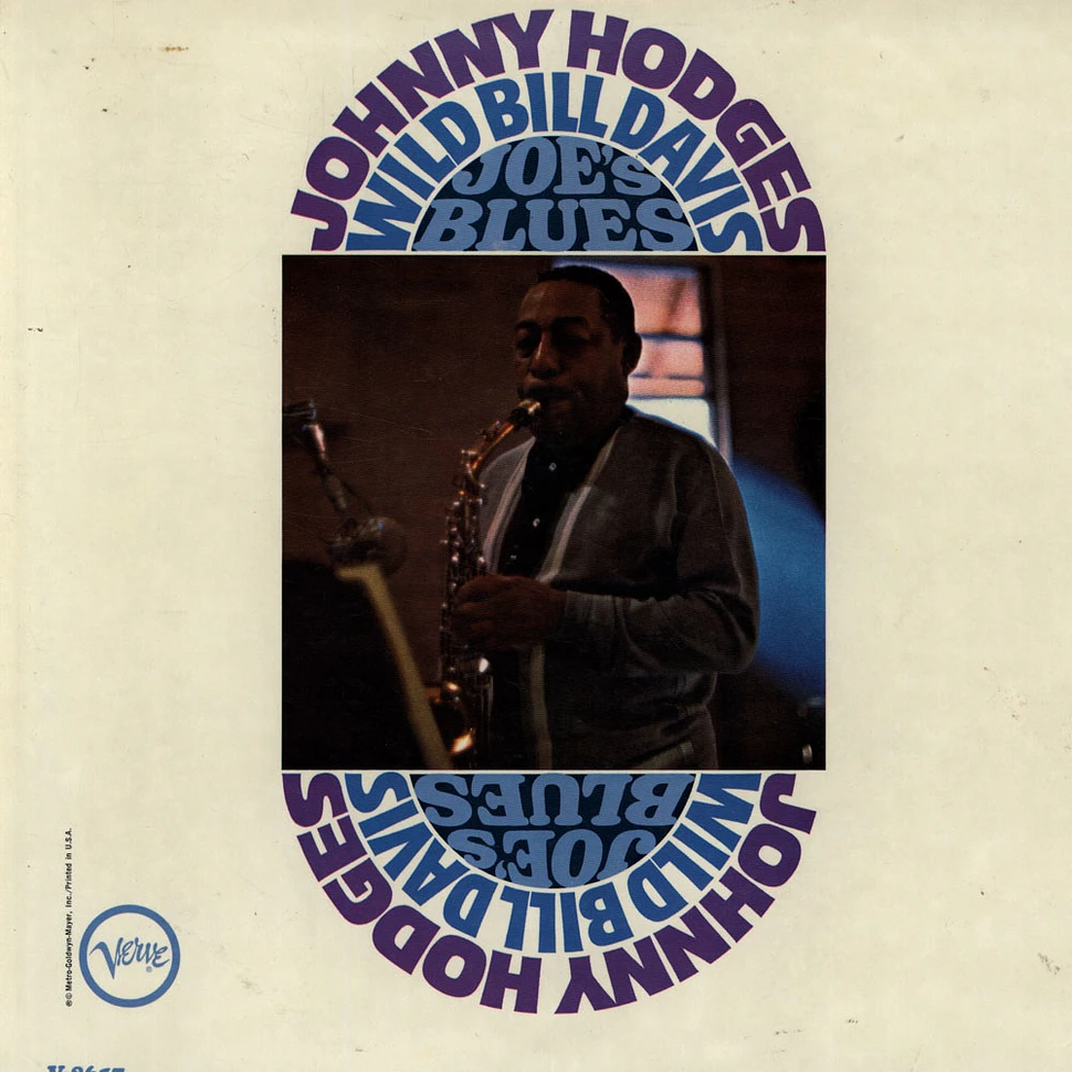 Johnny Hodges / Wild Bill Davis - Joe's Blues