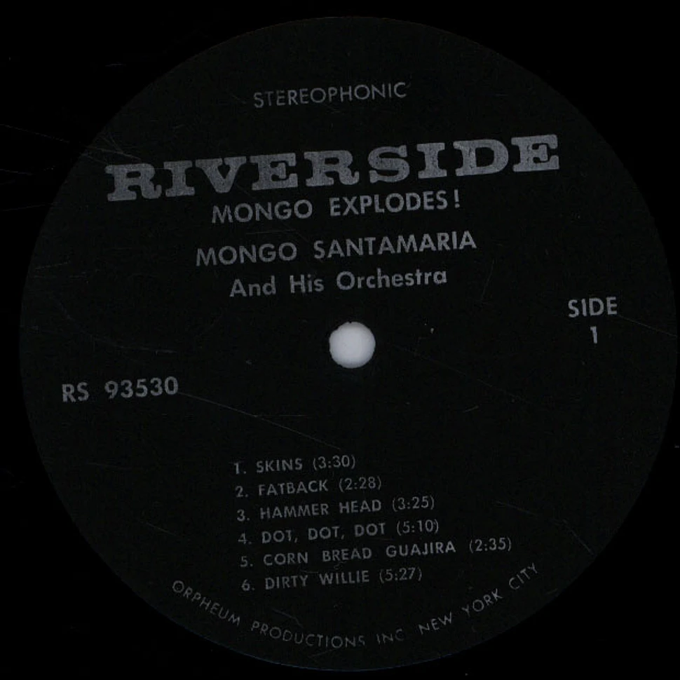 The Mongo Santamaria Orchestra Featuring Nat Adderley And Jimmy Cobb - Mongo Explodes