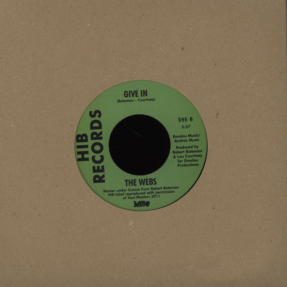 Lou Courtney / The Webs - Me And You (Doin' The Boogaloo) / Give In
