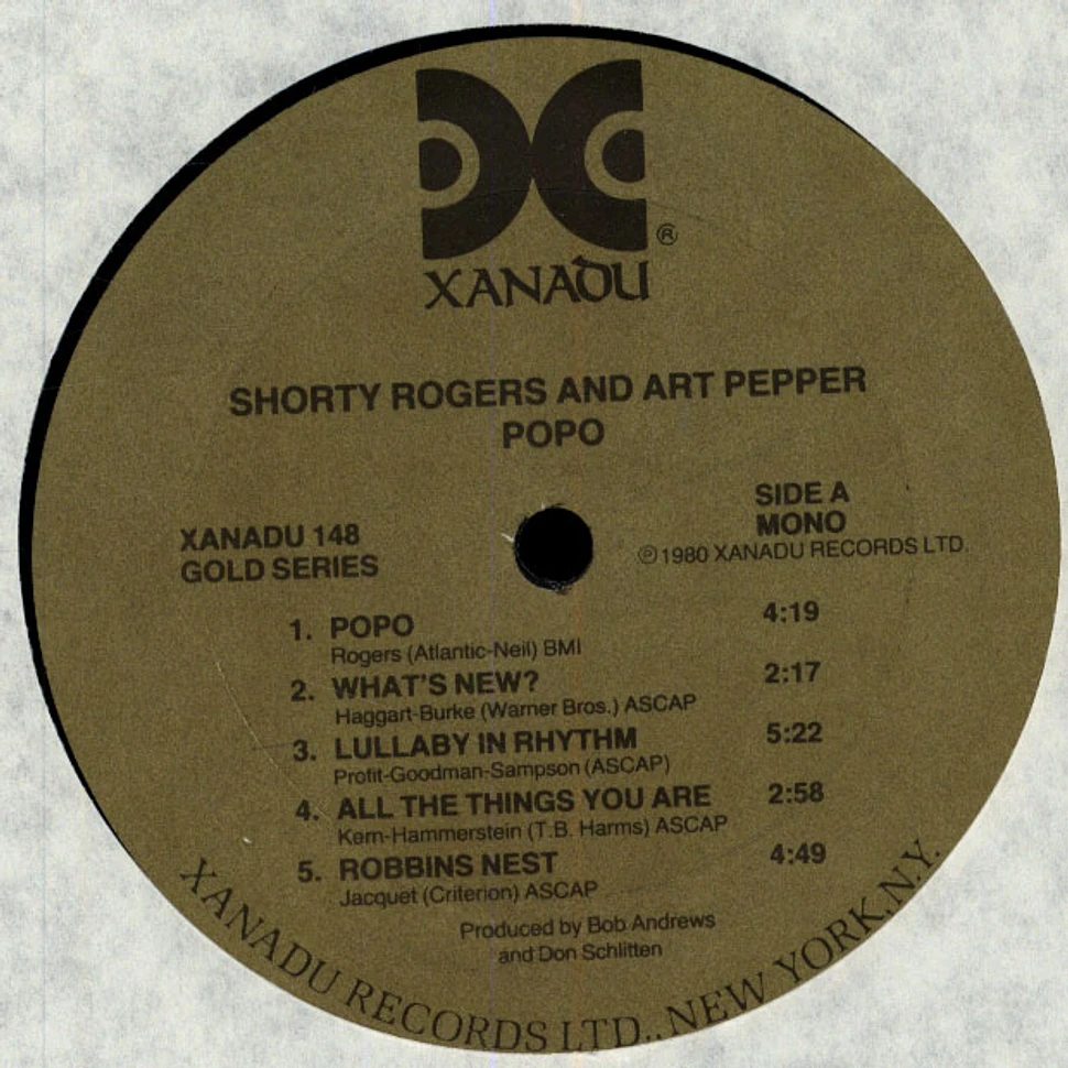 Shorty Rogers & Art Pepper - Popo