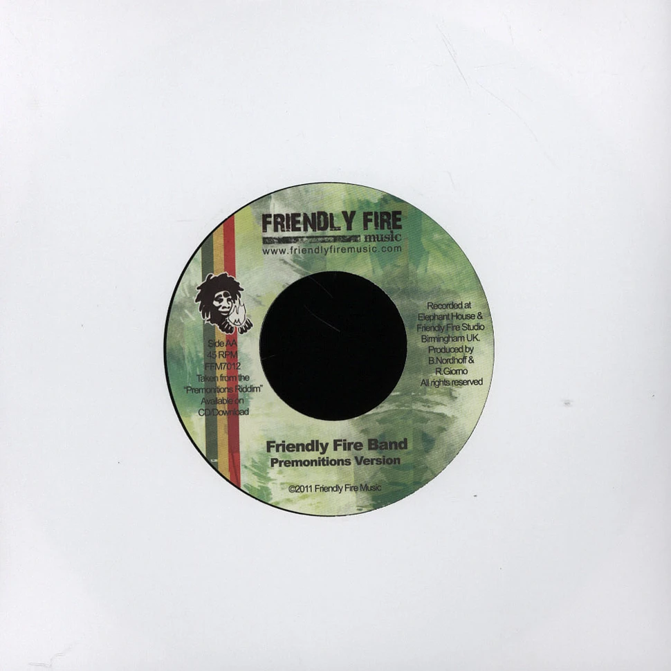 Tomlin Mystic / Friendly Fire Band - Buffalo Soldier / Premonitions Version