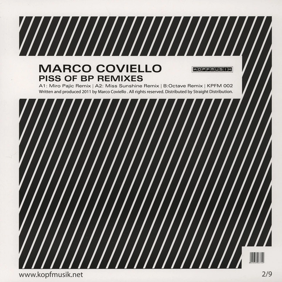 Marco Coviello - Piss Of Bp