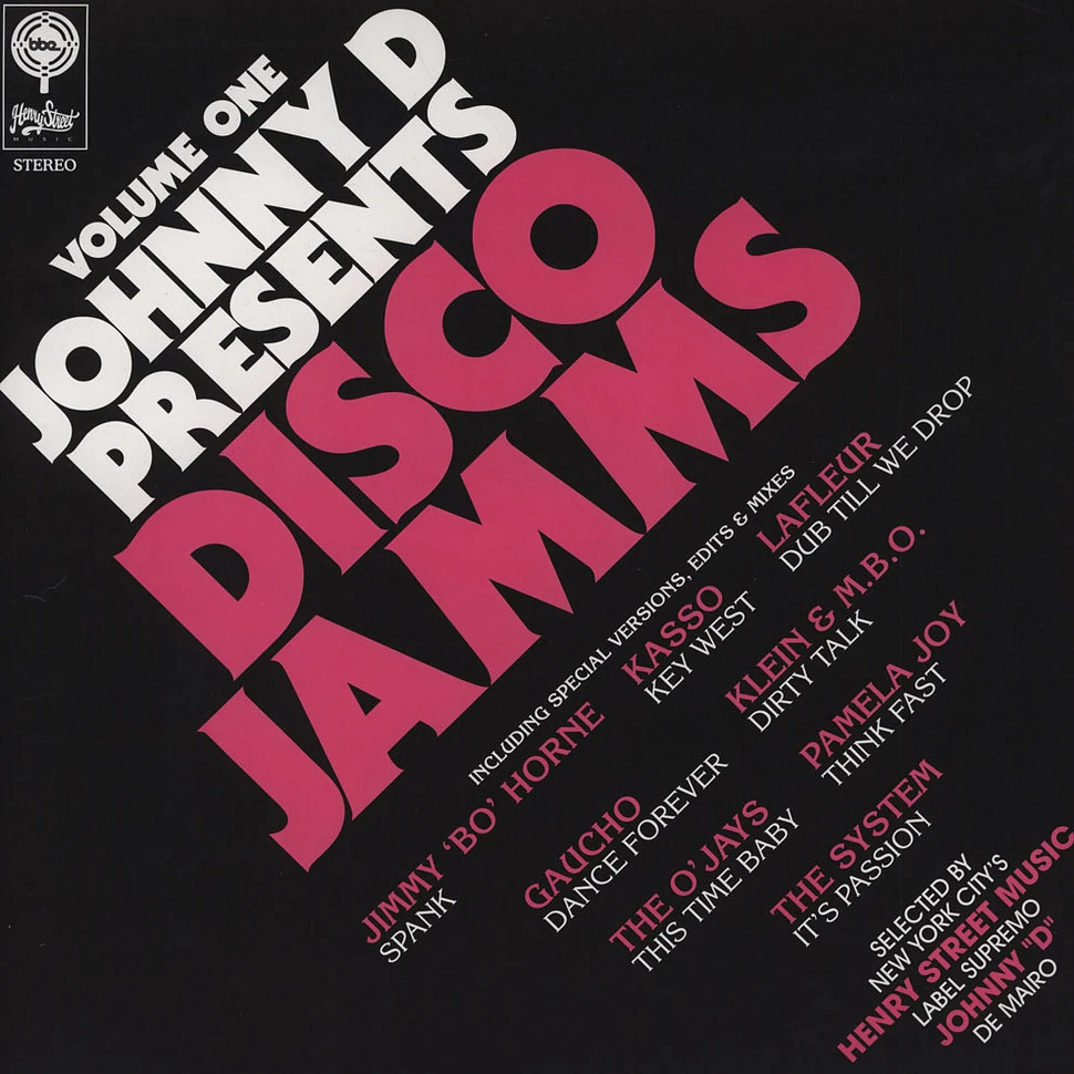 Johnny D presents - Disco Jamms Volume 1