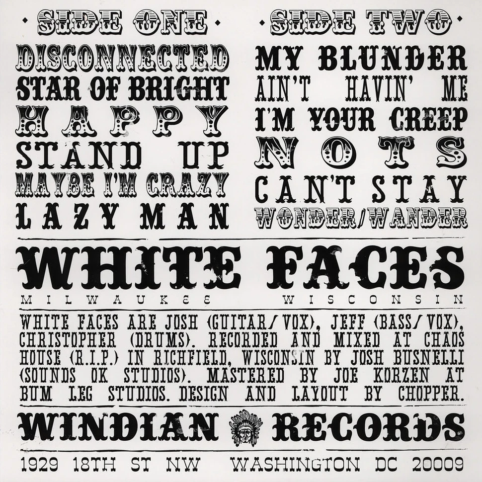 White Faces - White Faces