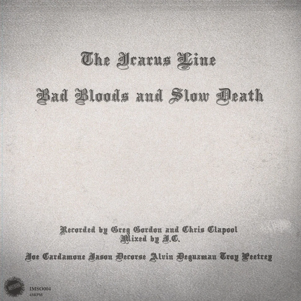 Icarus Line - Bad Bloods