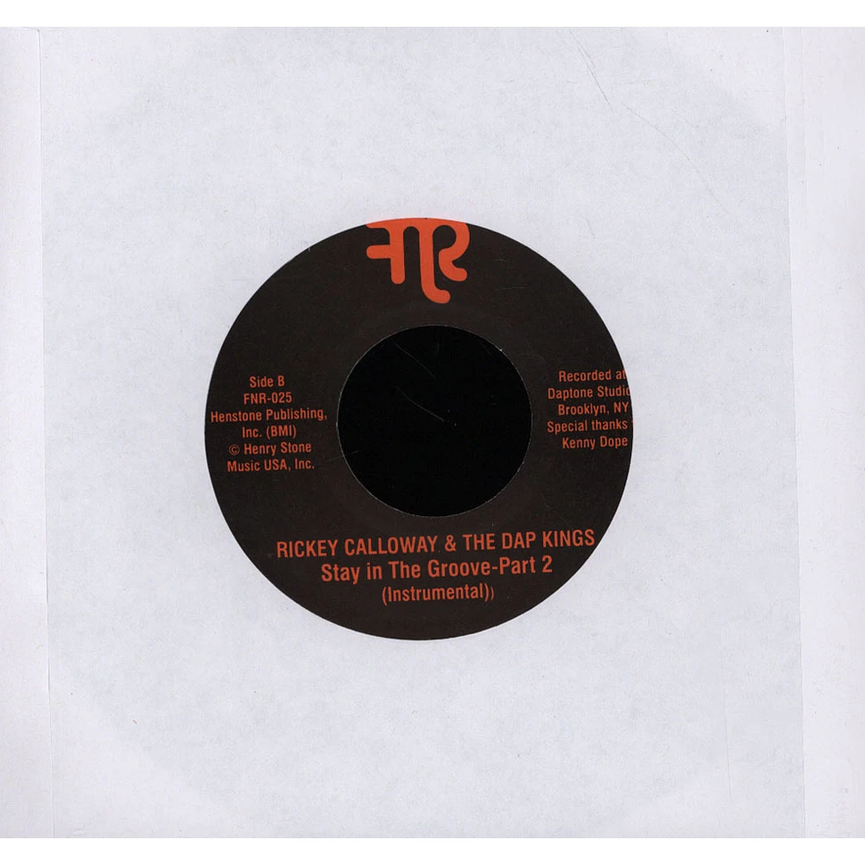 Rickey Calloway & Dap-Kings - Stay In The Groove Instrumental Parts 1 & 2