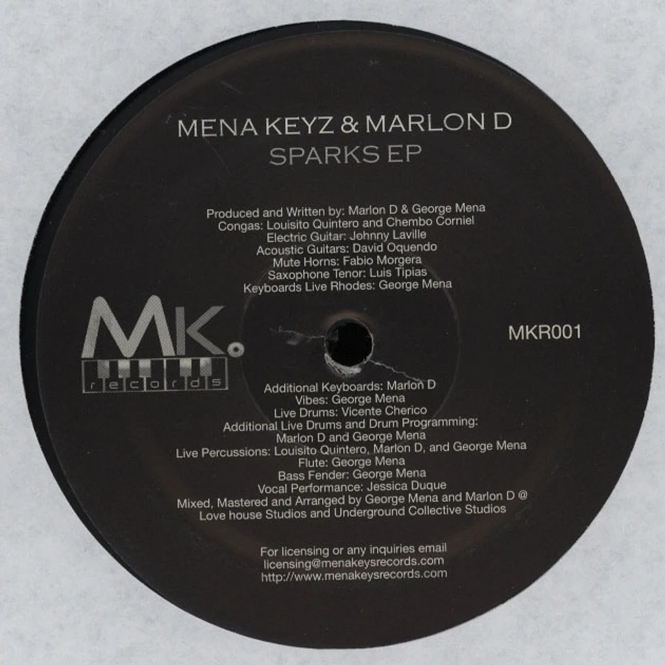 Mena Keyz & Marlon D - Sparks EP