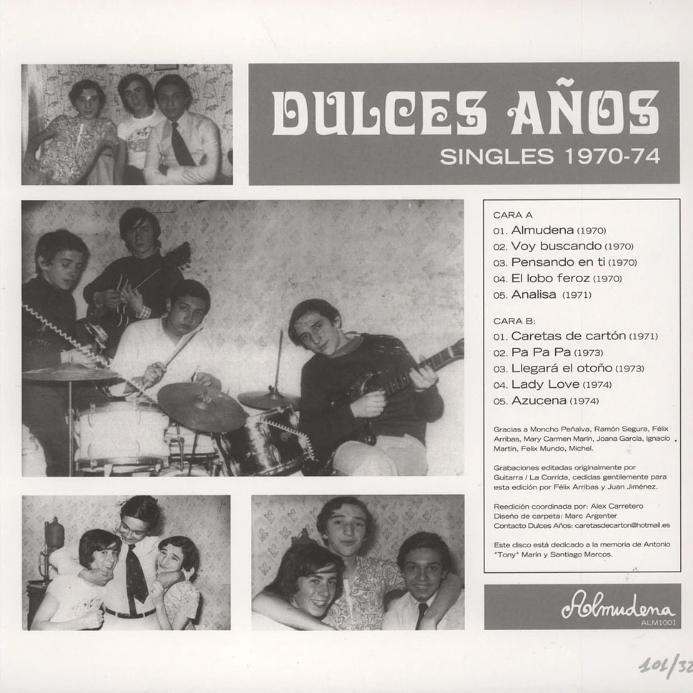 Dulces Años - Singles 1970-74