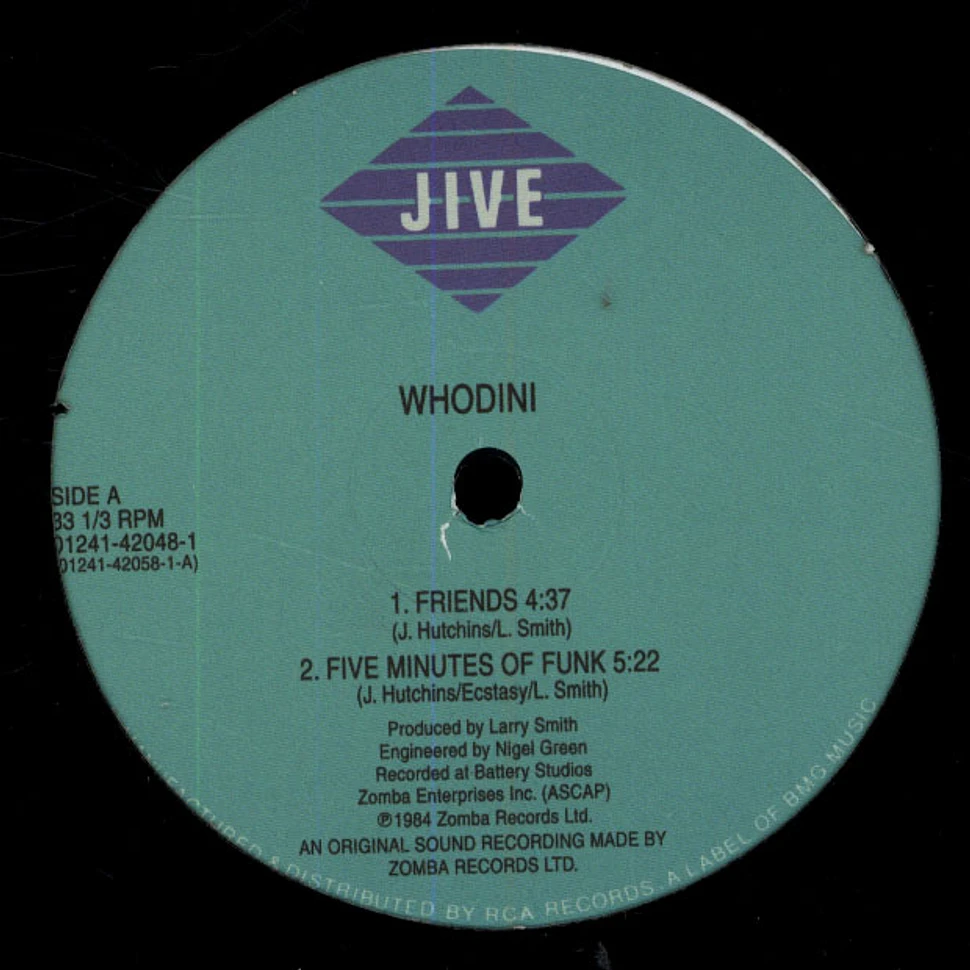 Whodini - Friends / Five Minutes Of Funk