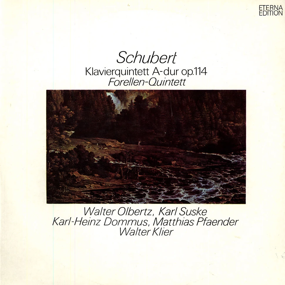 Franz Schubert / Olbertz / Suske / Dommus / Pfaender / Klier - Klavierquintett A-dur Op.114 (Forellen-Quintett)