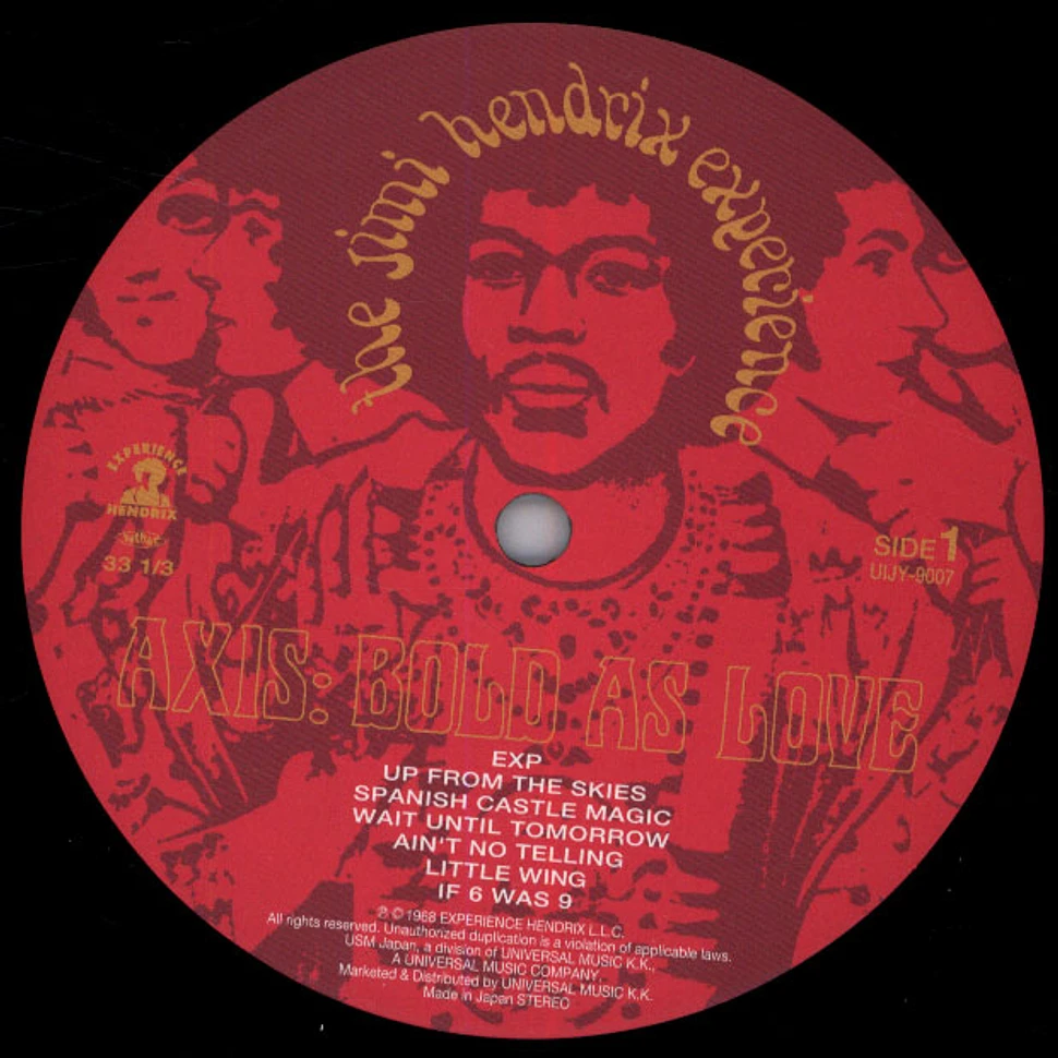 The Jimi Hendrix Experience - Axis: Bold As Love