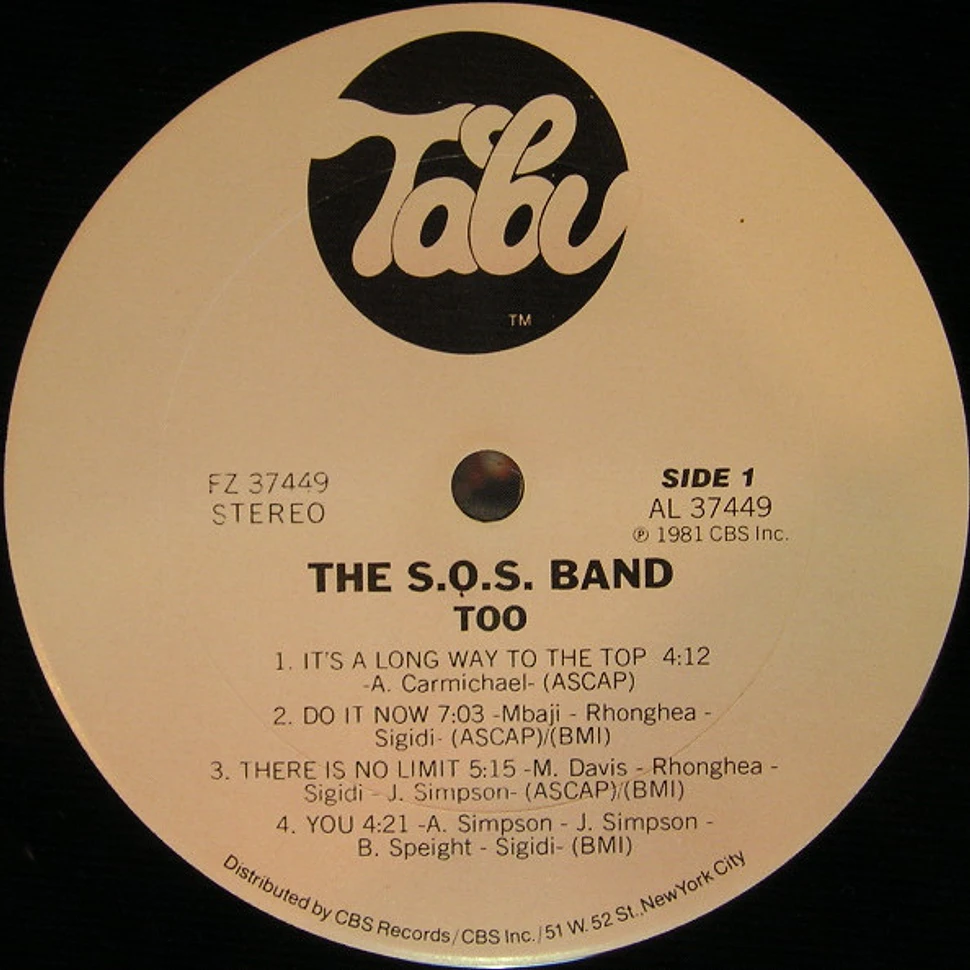The S.O.S. Band - The S.O.S. Band Too