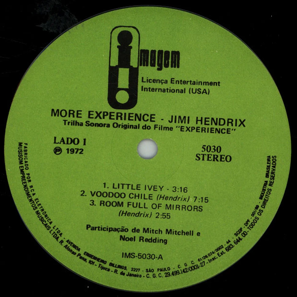 Jimi Hendrix - More Experience (Volume Two)