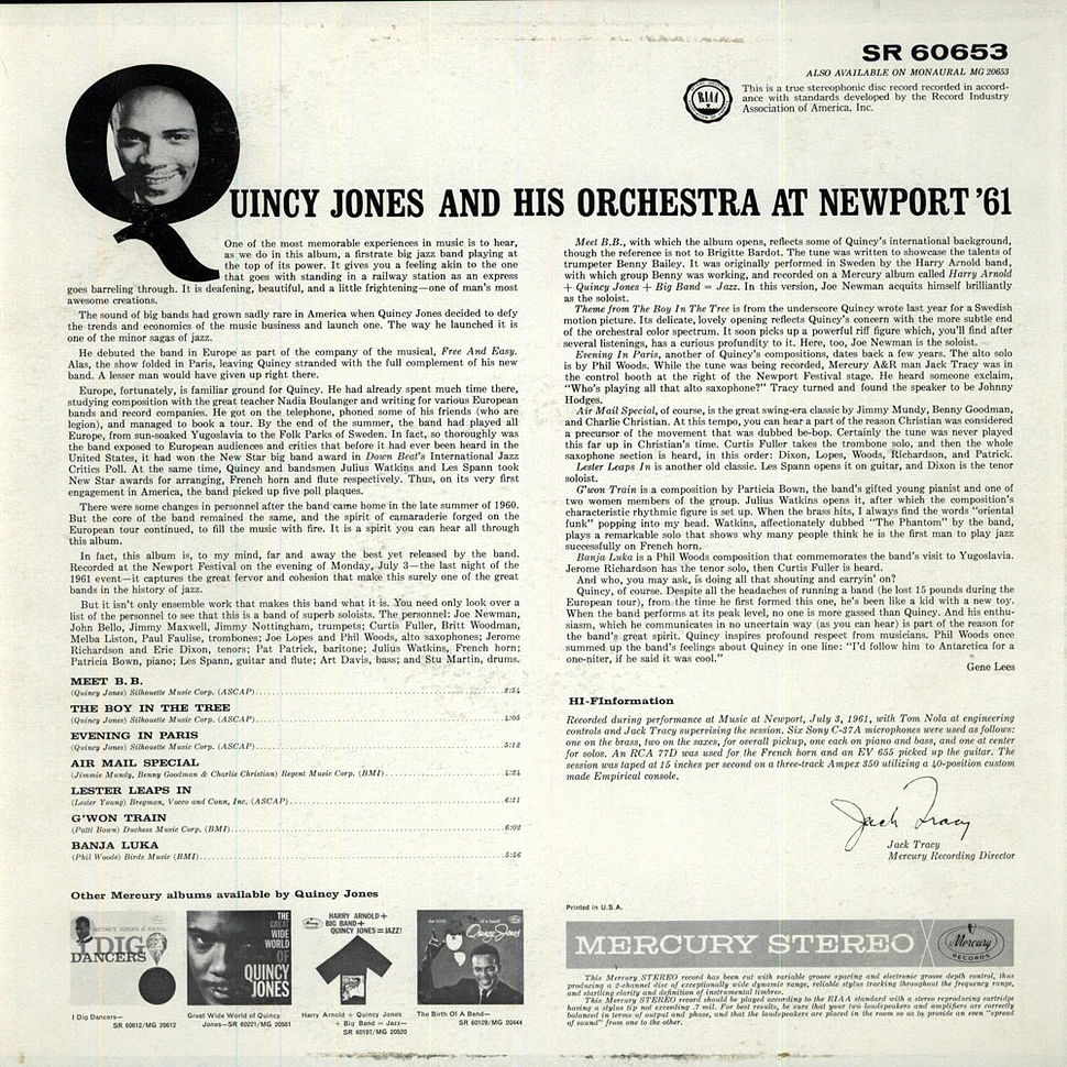 Quincy Jones And His Orchestra - At Newport '61