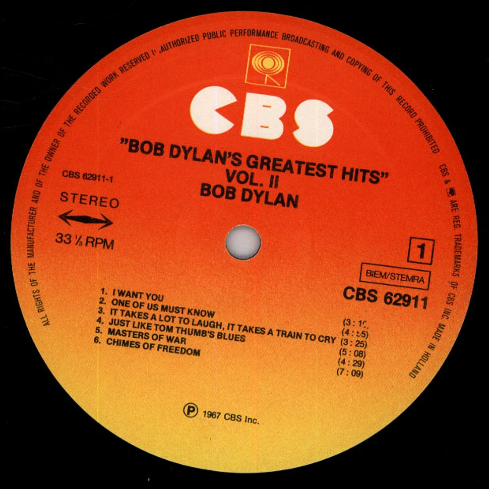 Bob Dylan - Bob Dylan's Greatest Hits 2