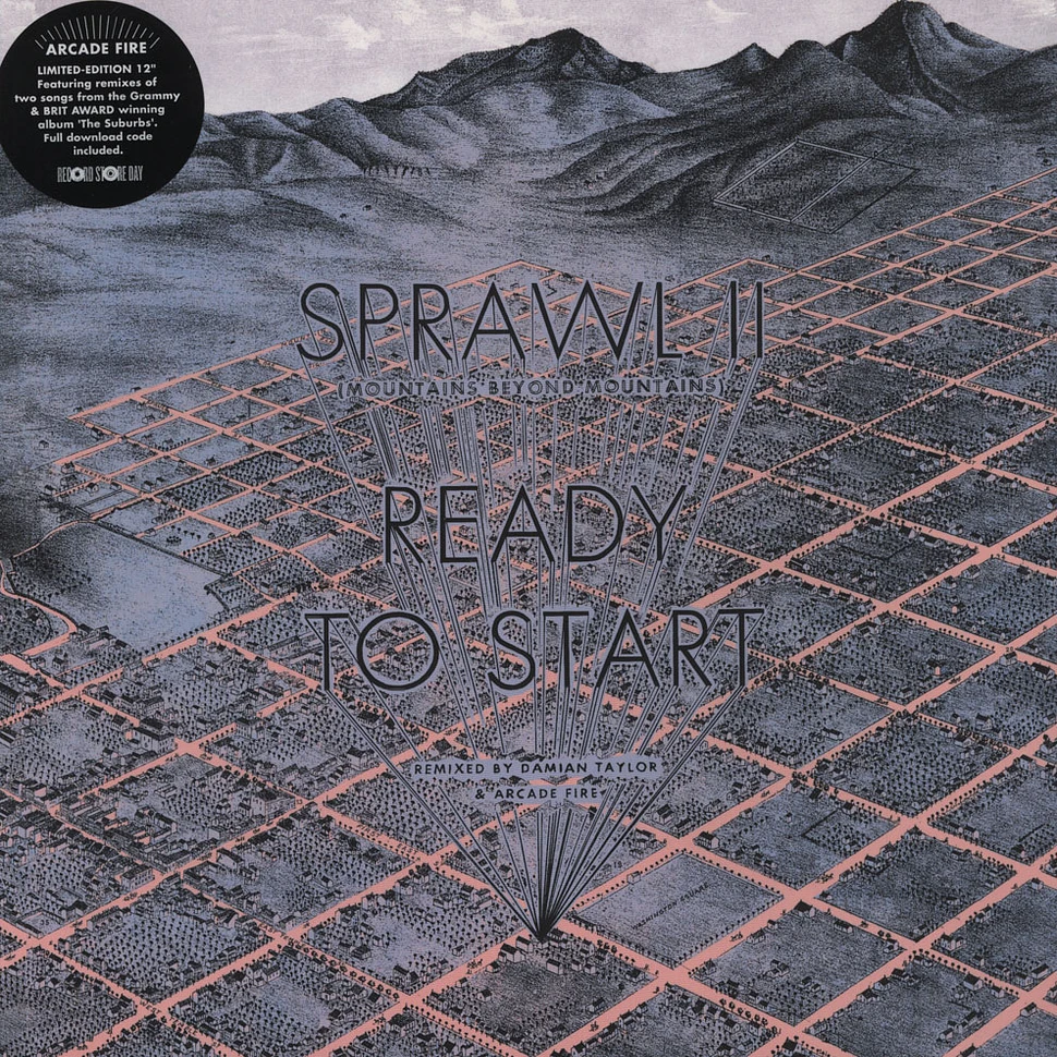 Arcade Fire - Sprawl / Ready To Start II Remixes