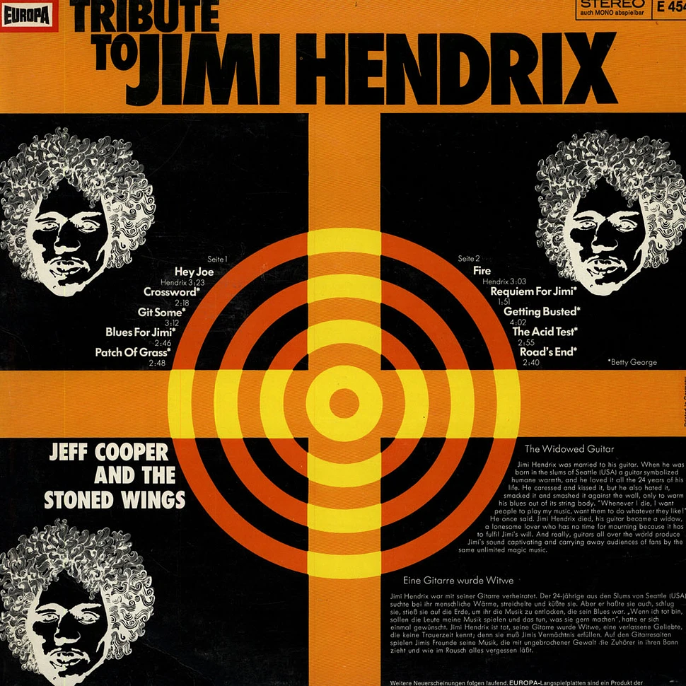 Jeff Cooper And The Stoned Wings - Tribute To Jimi Hendrix